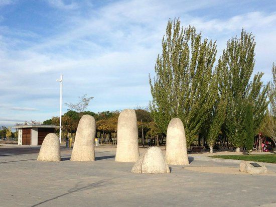 Beelden in het Parque Juan Carlos I
